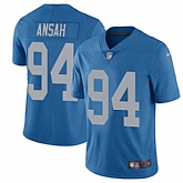 Nike Detroit Lions #94 Ziggy Ansah Blue Throwback NFL Vapor Untouchable Limited Jersey,baseball caps,new era cap wholesale,wholesale hats